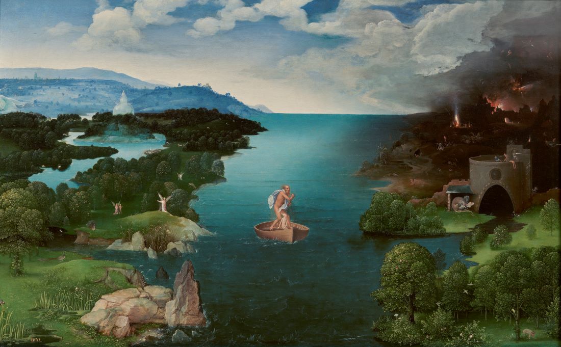 CHARON CROSSING THE STYNX Joachim Patinir